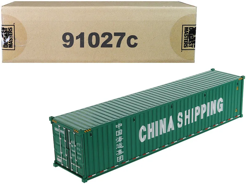 40' Dry Goods Sea Container China Shipping Green Transport Series 1/50 Model by Diecast Masters