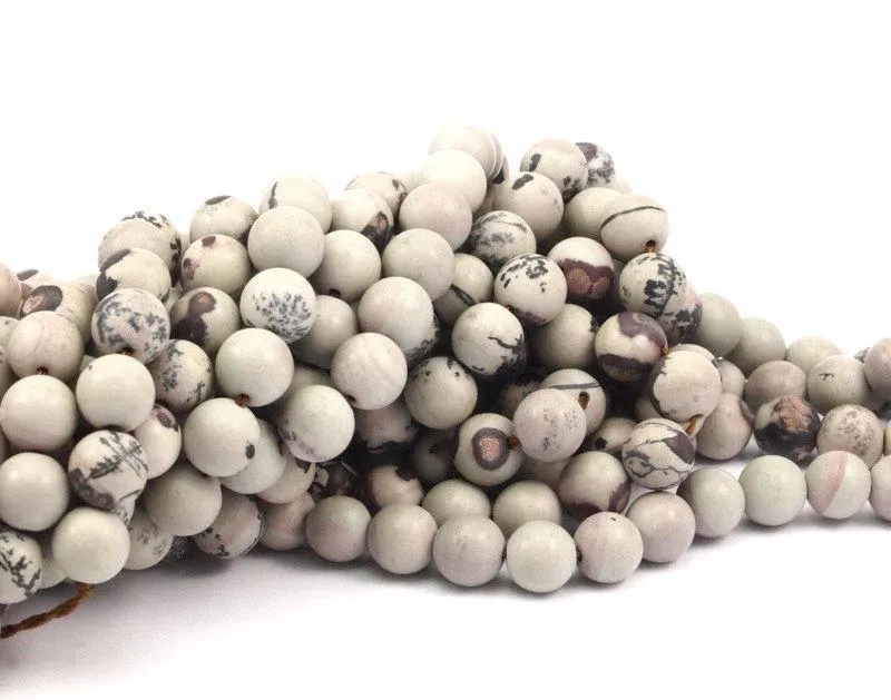 8mm Jasper Gemstone Round Beads T045