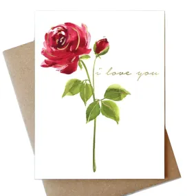 ABIGAIL JAYNE DESIGN | Red Rose Love Card