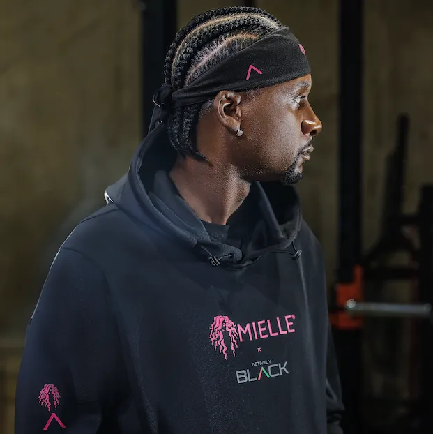 Actively Black x Mielle Pink Sweatband