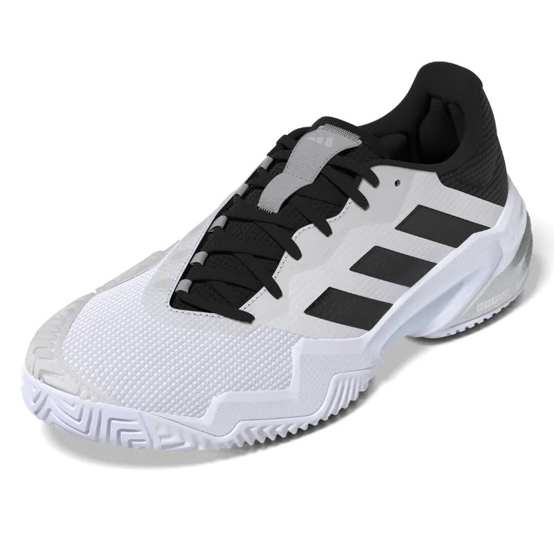 Adidas Barricade 13 Mens Tennis Shoes - White/Core Black/Grey Three