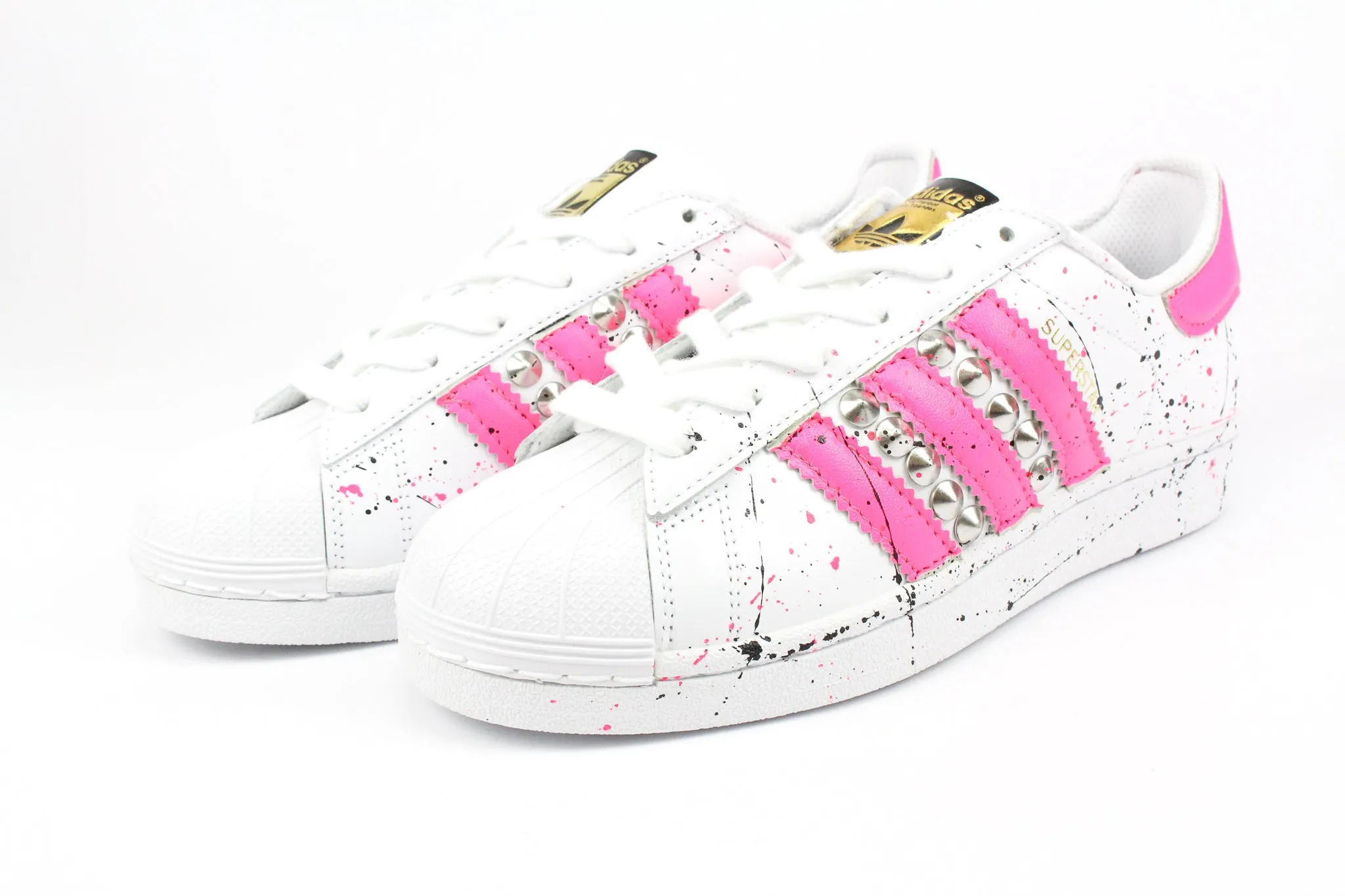 Adidas Superstar Pink Fluo & Vernice