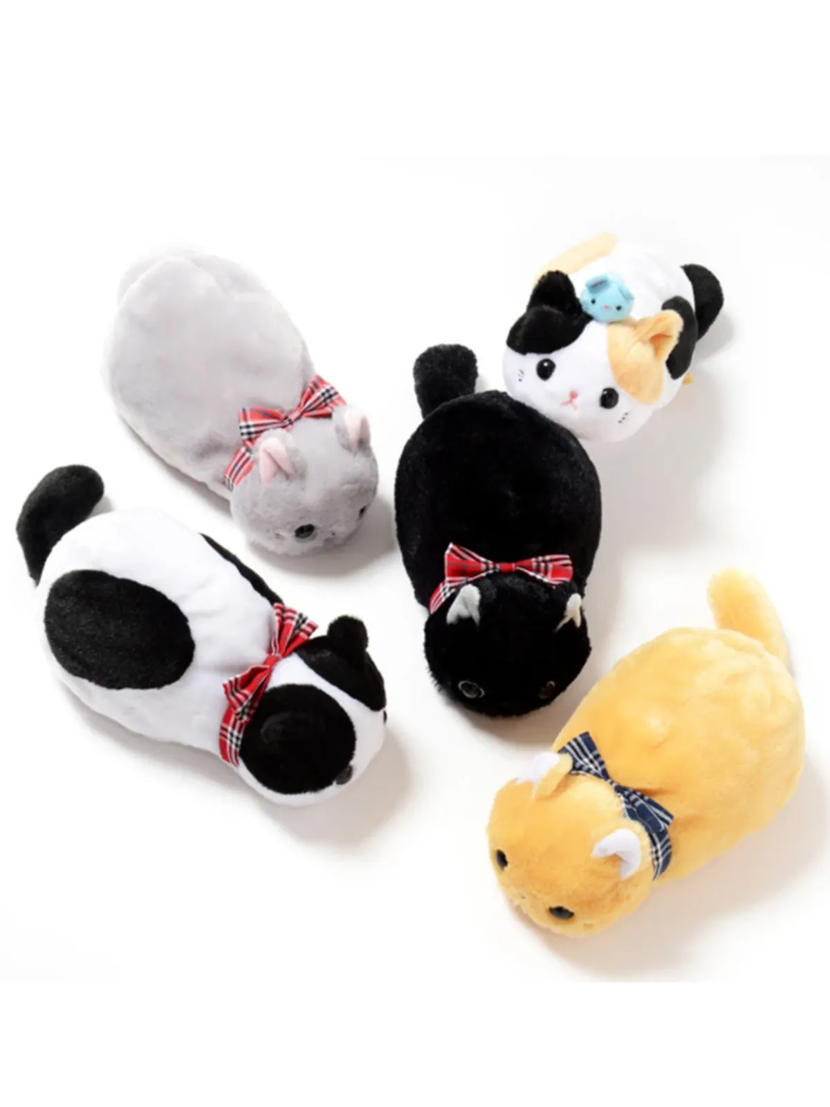 Adorable Cat Plush Pen Bag - Cute and Furry Organizer