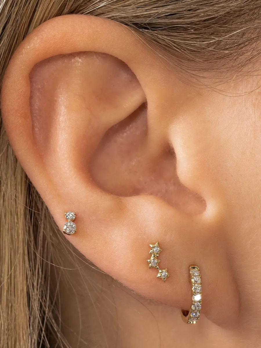 Allison Star Stud Earring 14K