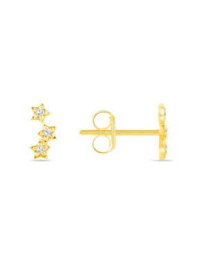 Allison Star Stud Earring 14K