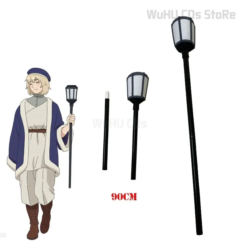 Anime Delicious in Dungeon Falin Touden Cosplay Costume Wig Uniform Dark Blue Robe Hat Laios Touden Halloween Party Women Props