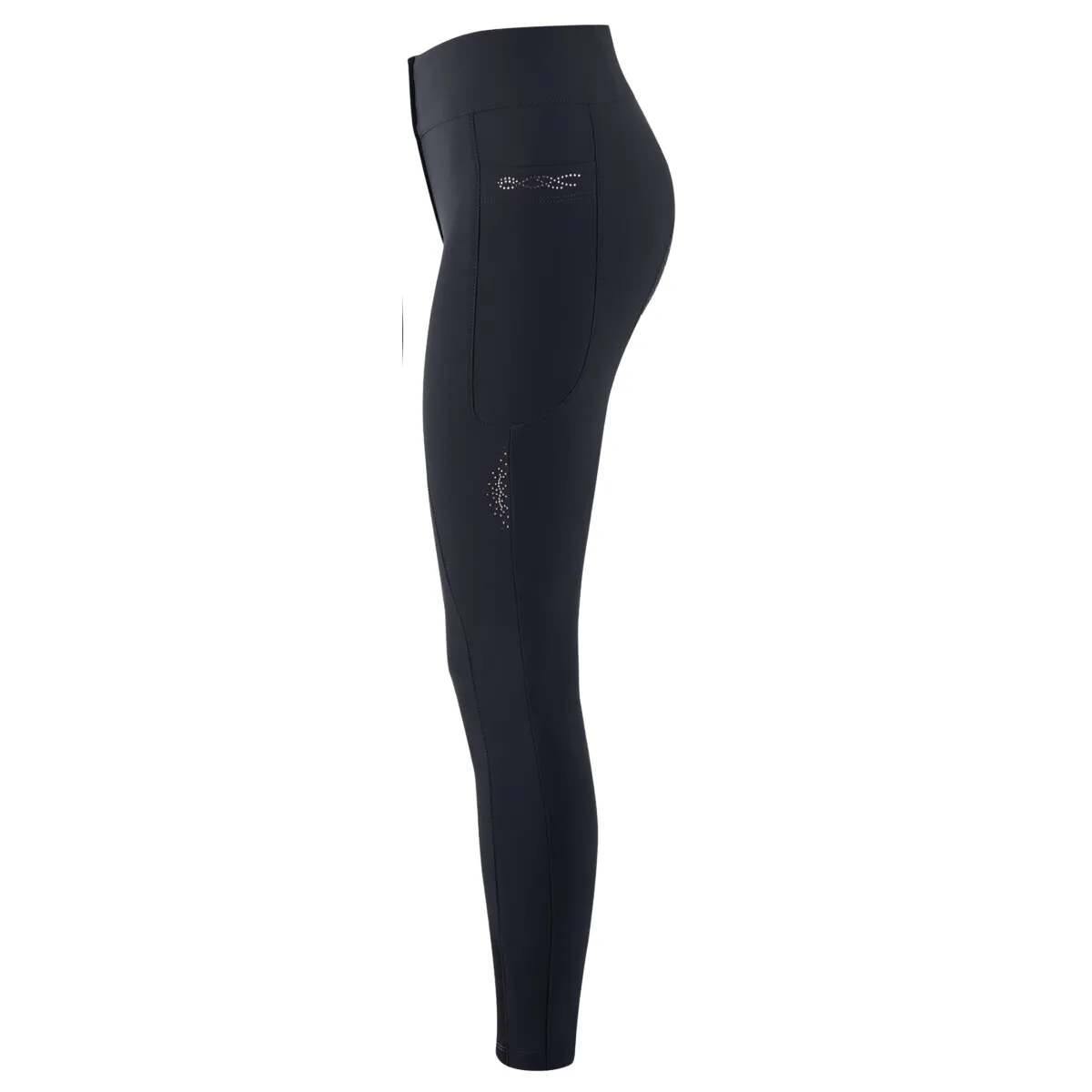 Animo 'Nettarine' High Rise Breeches in Navy - Women's IT 42 (US 28)