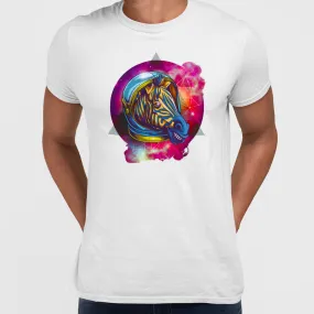 Awesome Cosmic Zebra - T-shirt with an Attitude