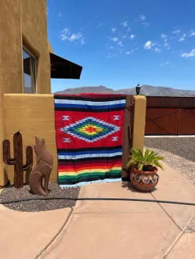 Aztec red Fancy Diamante blanket