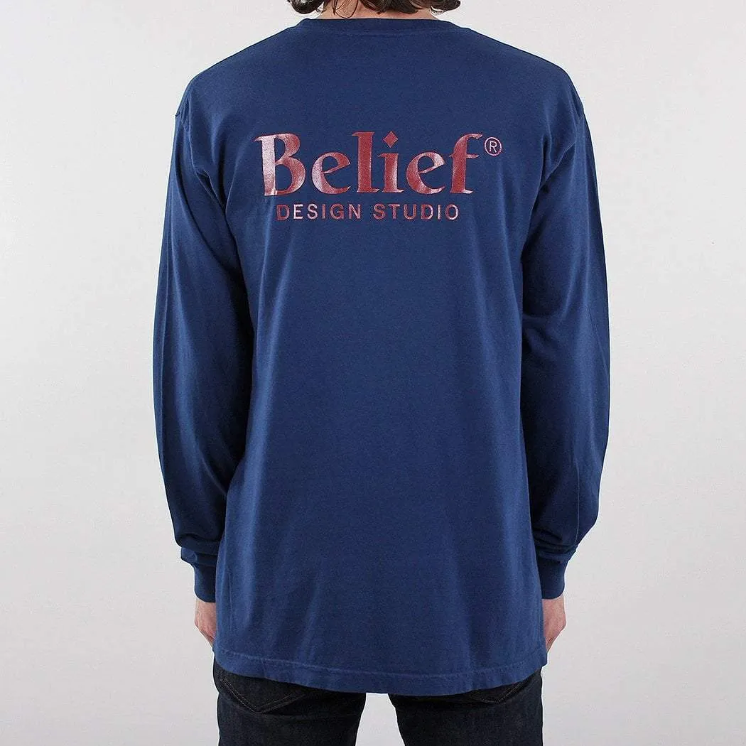 Belief Studio Long Sleeve Pocket T-shirt