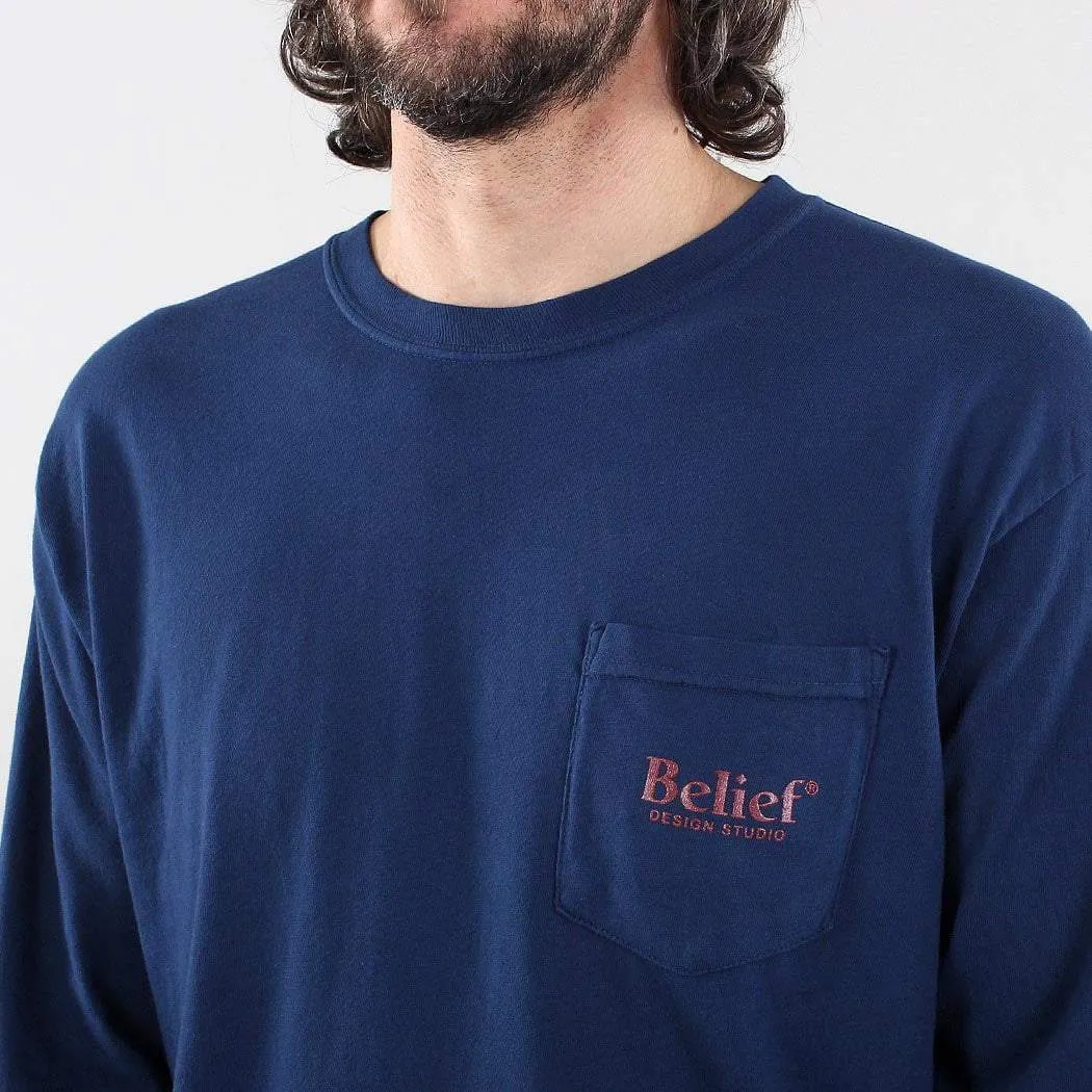 Belief Studio Long Sleeve Pocket T-shirt