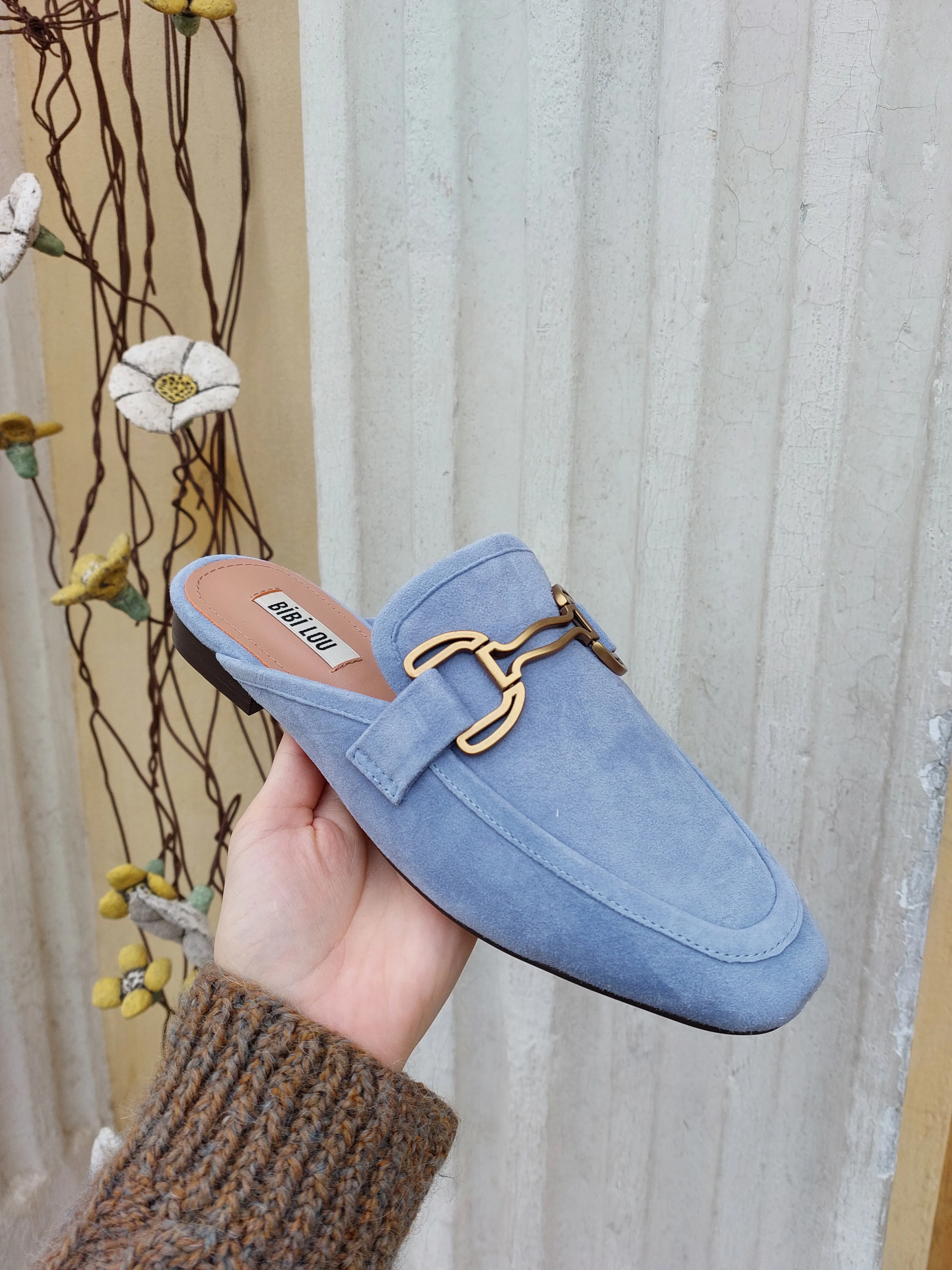 Bibi Lou - Elise Mule Sky Blue