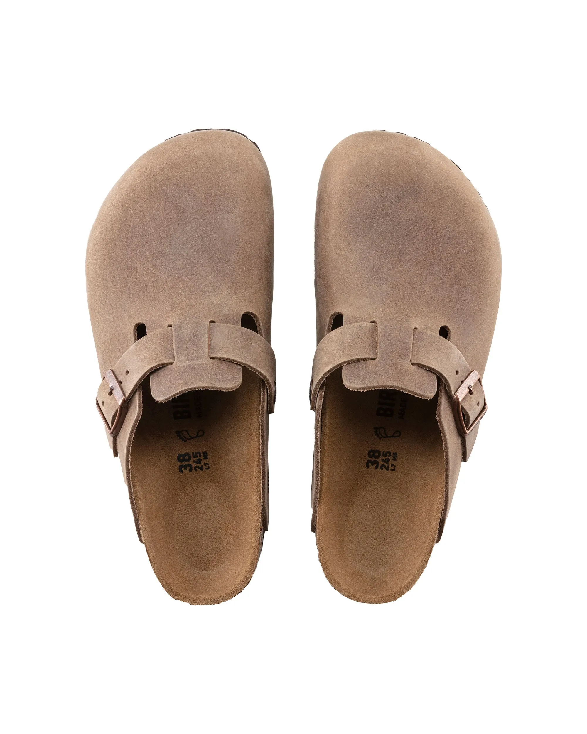 Birkenstock Boston BS Tabacco Brown Calzata Stretta