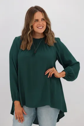 Boho Australia Manhatten Top Emerald