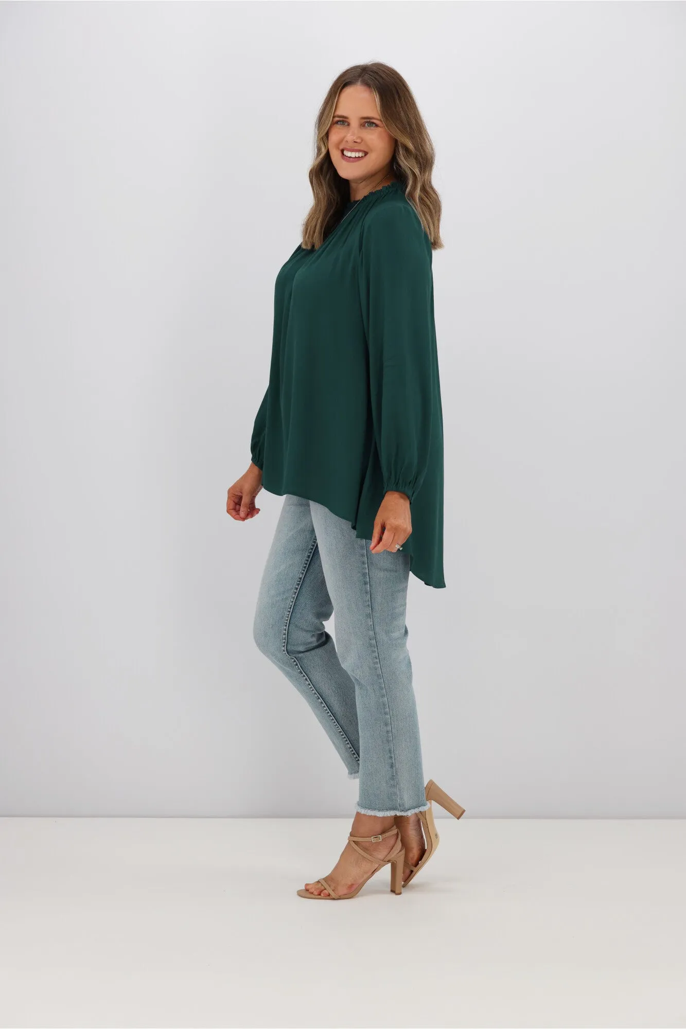 Boho Australia Manhatten Top Emerald