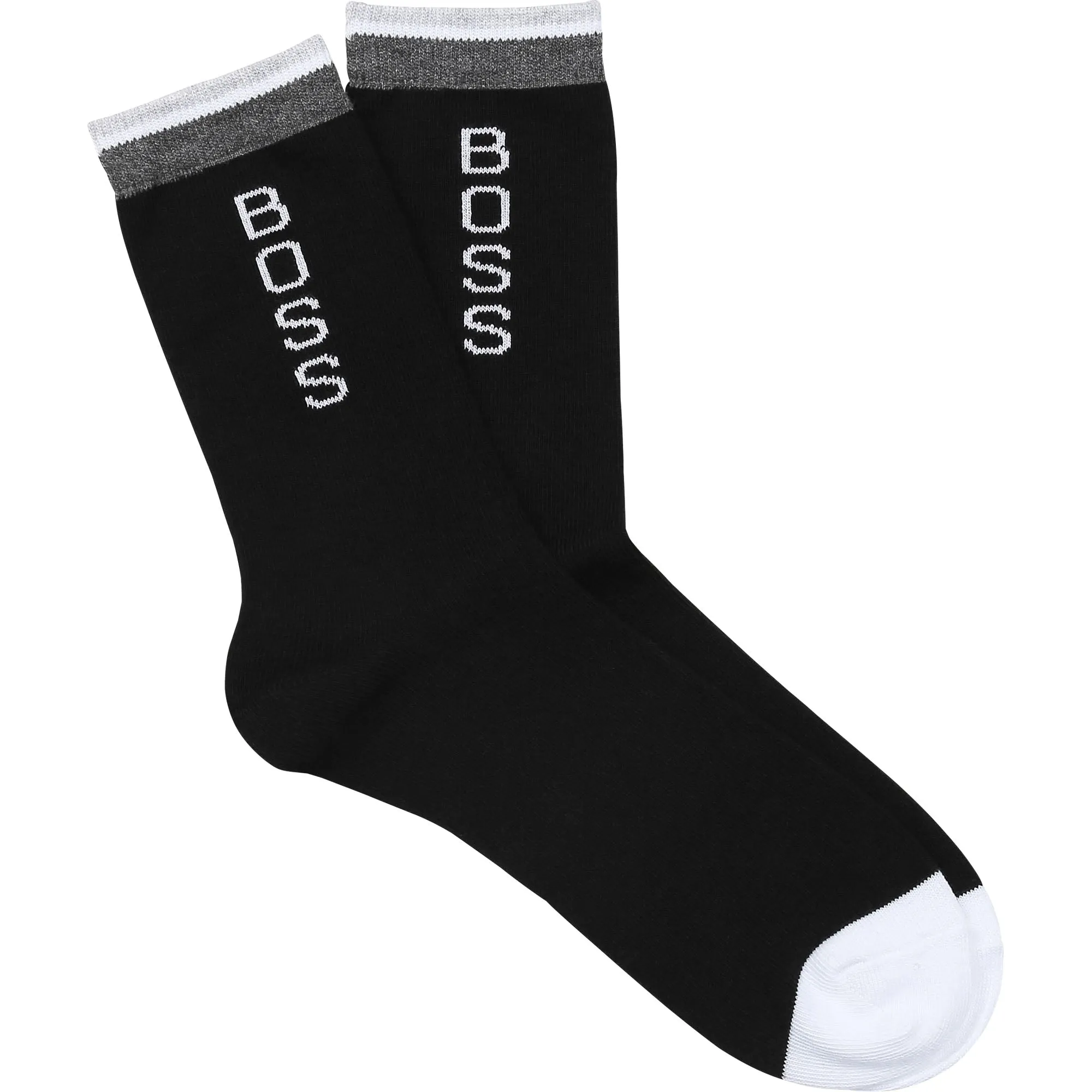 Boss J20318 Kids 2Pk Sock Black