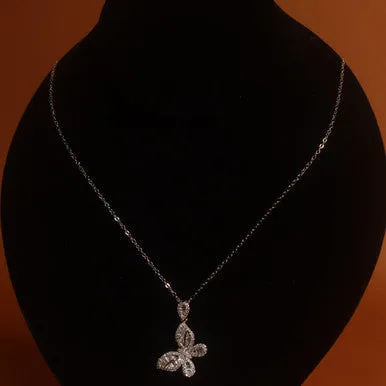 Butterfly Sparkle Gem Necklace Jewelry For All Events