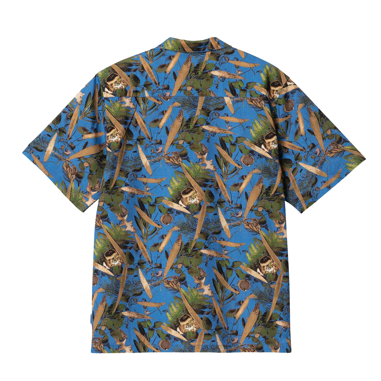 Camicia Carhartt WIP S/S Lumen Blu Multicolor