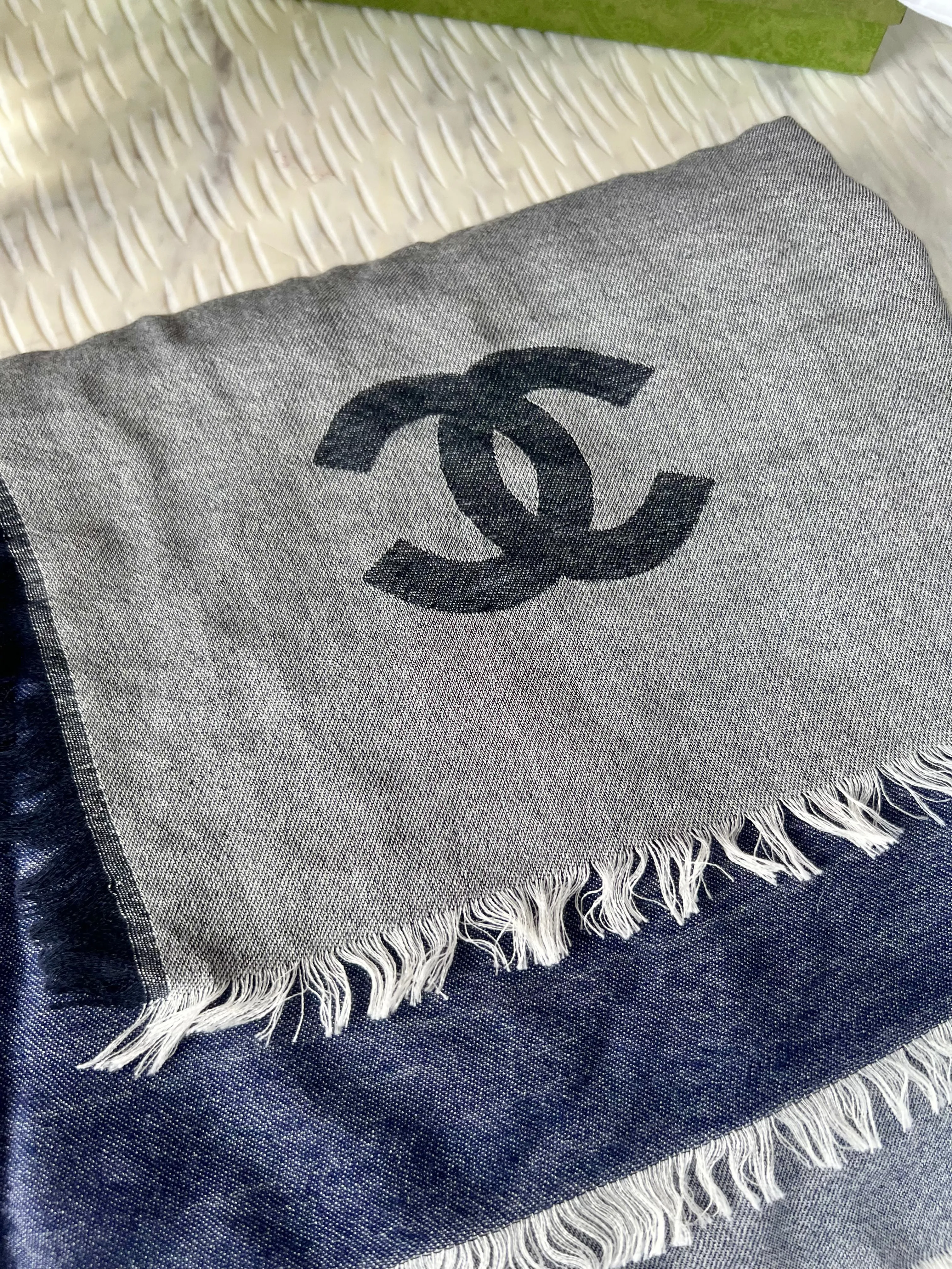 Chanel CC Ombré Shawl