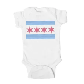 Chicago Flag Onesie