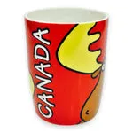 Coffee Tea Mug moose design 13oz.