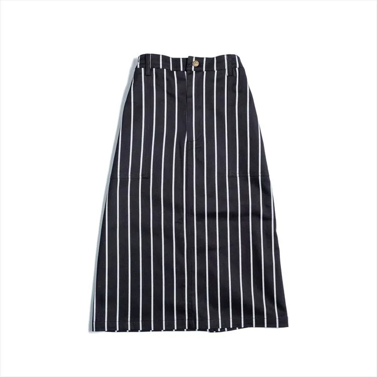 Cookman Baker's Skirt - Stripe : Black