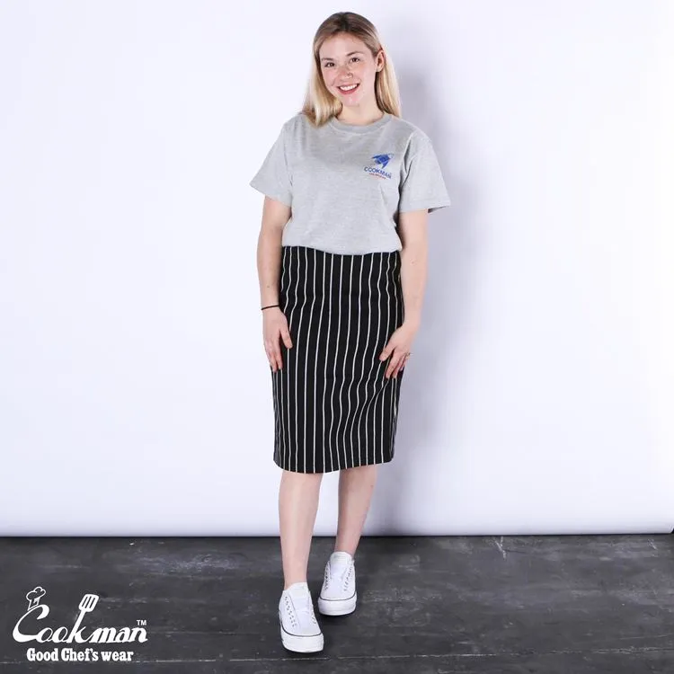 Cookman Baker's Skirt - Stripe : Black