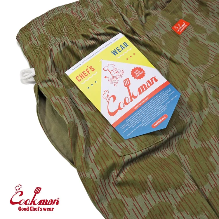 Cookman Chef Pants - Raindrop Camo : Green