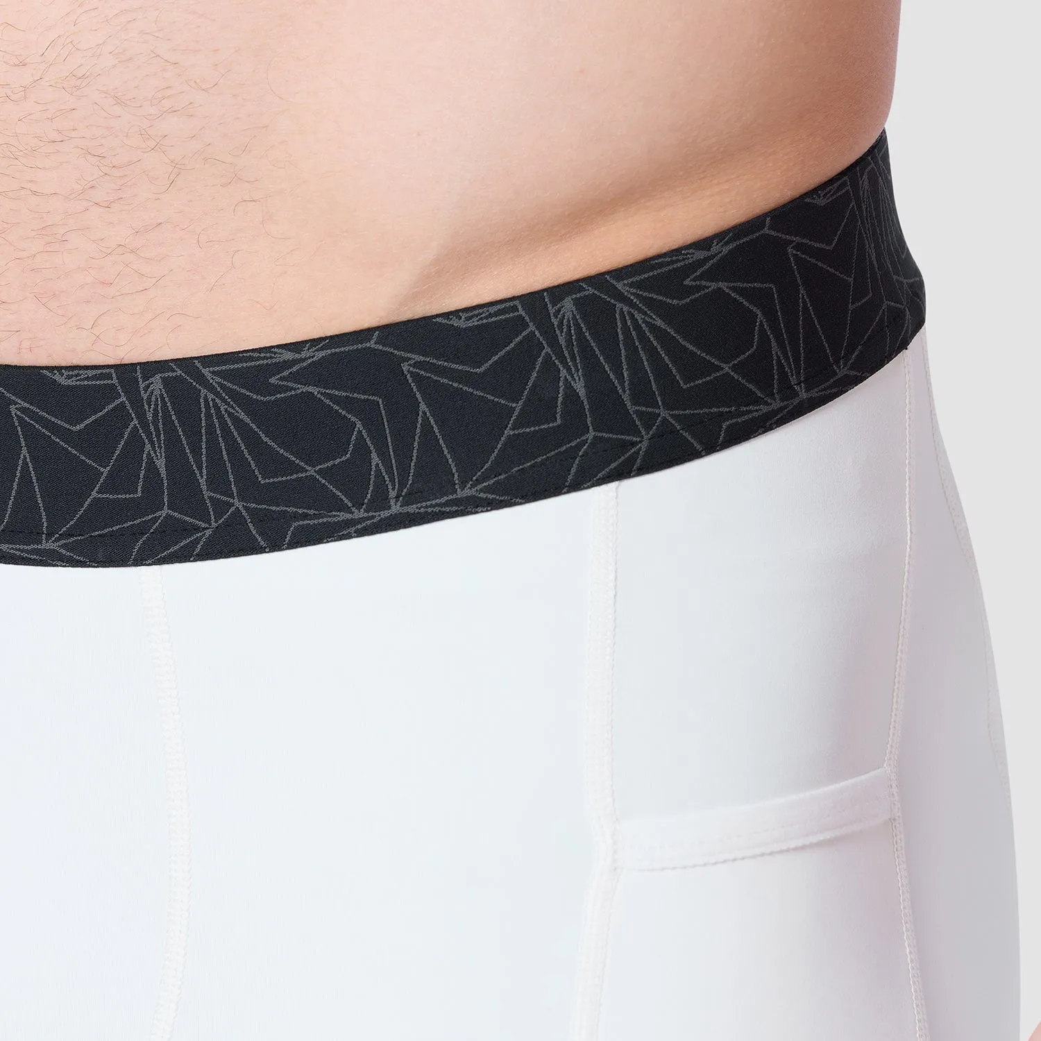 Core Base Layer Shorts 7" - Pearl White