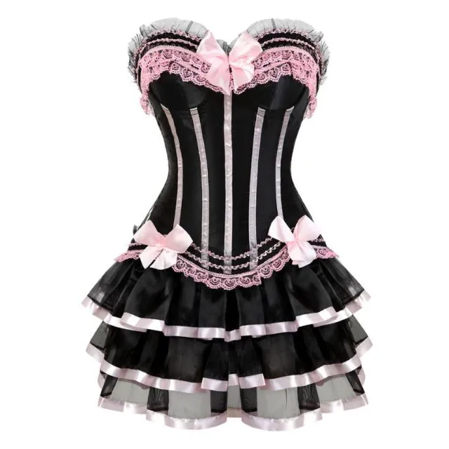 Corset Dress Drag Timon (Pink)