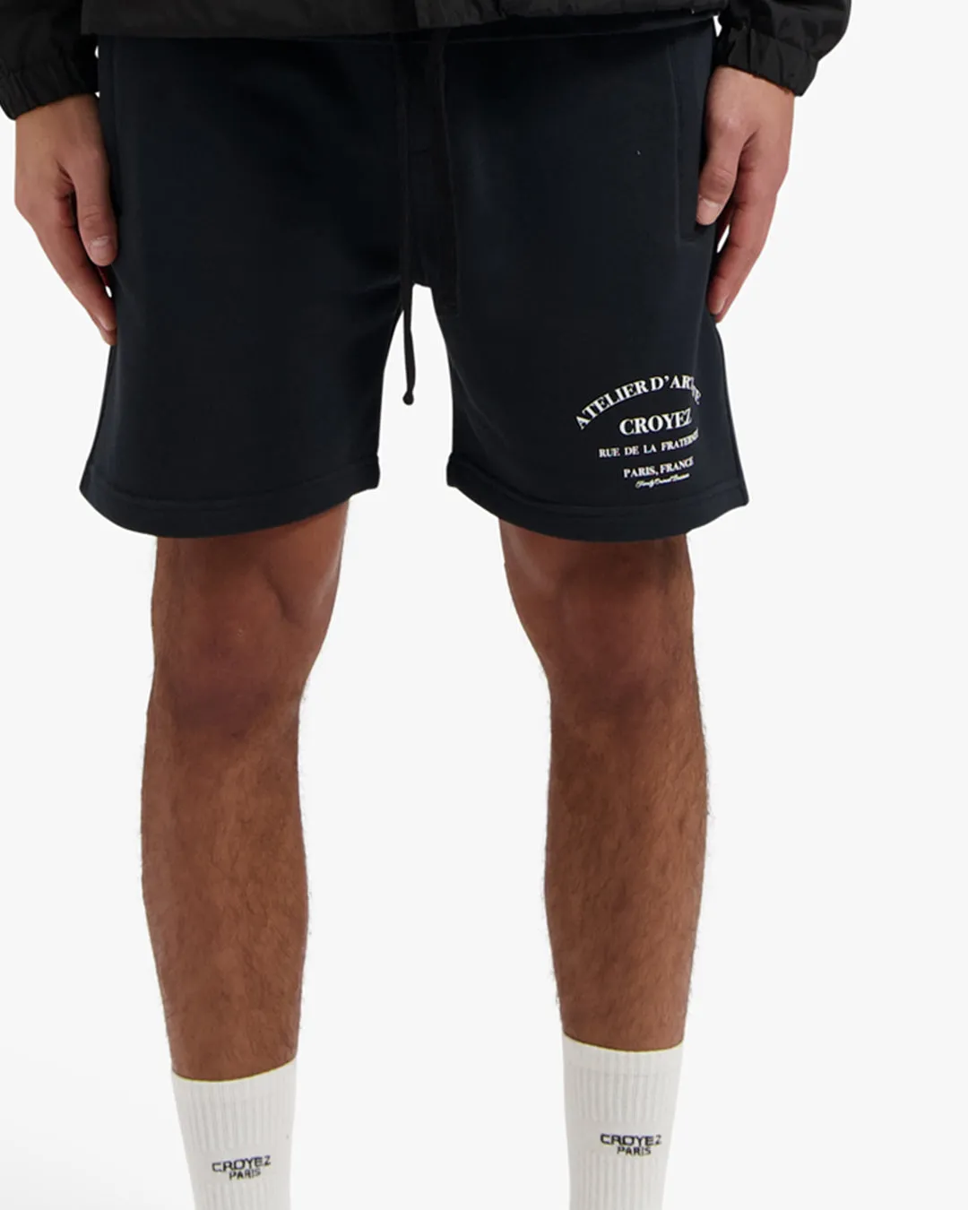 CROYEZ ATELIER SHORTS - BLACK/WHITE