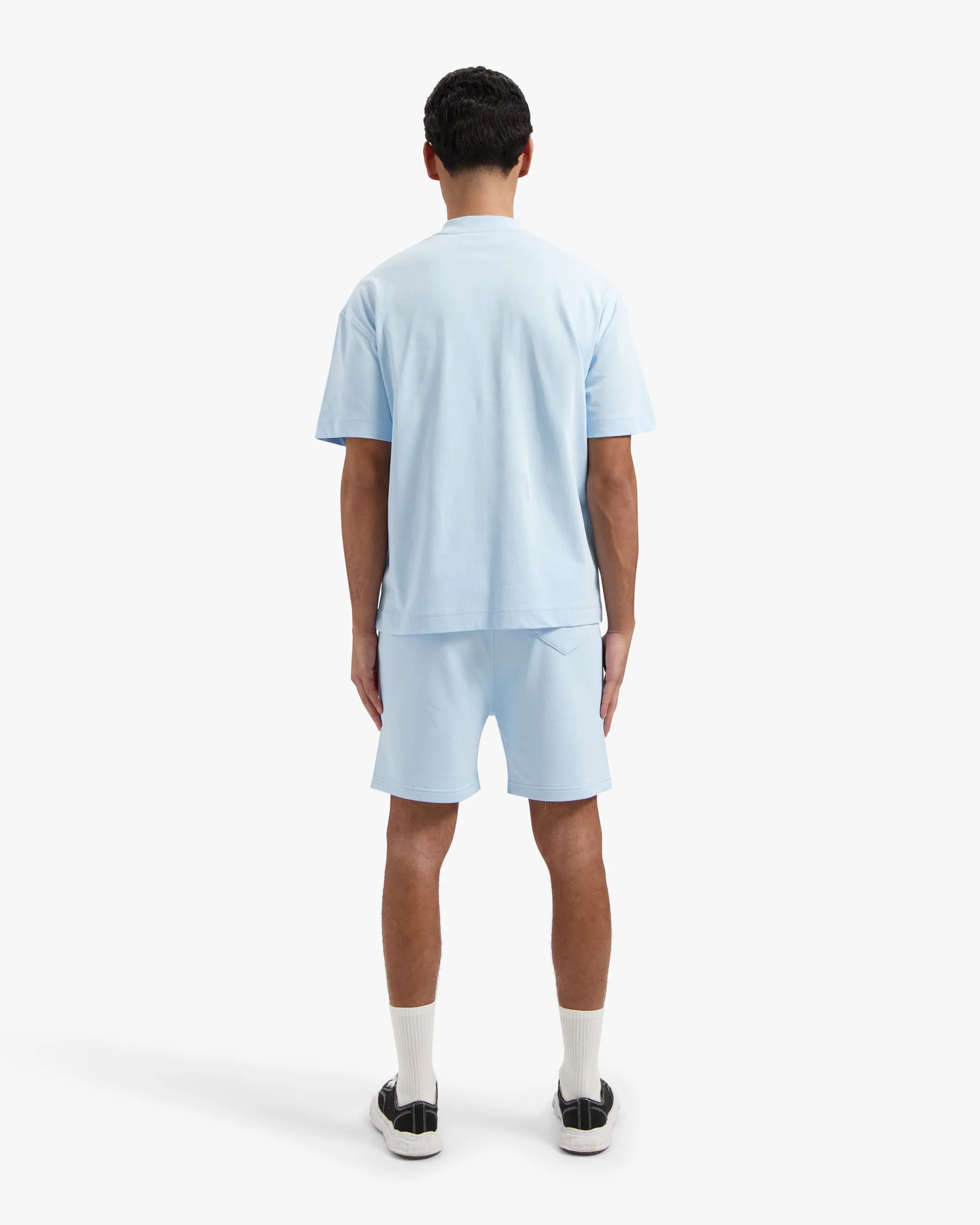 CROYEZ ATELIER SHORTS - LIGHT BLUE/WHITE