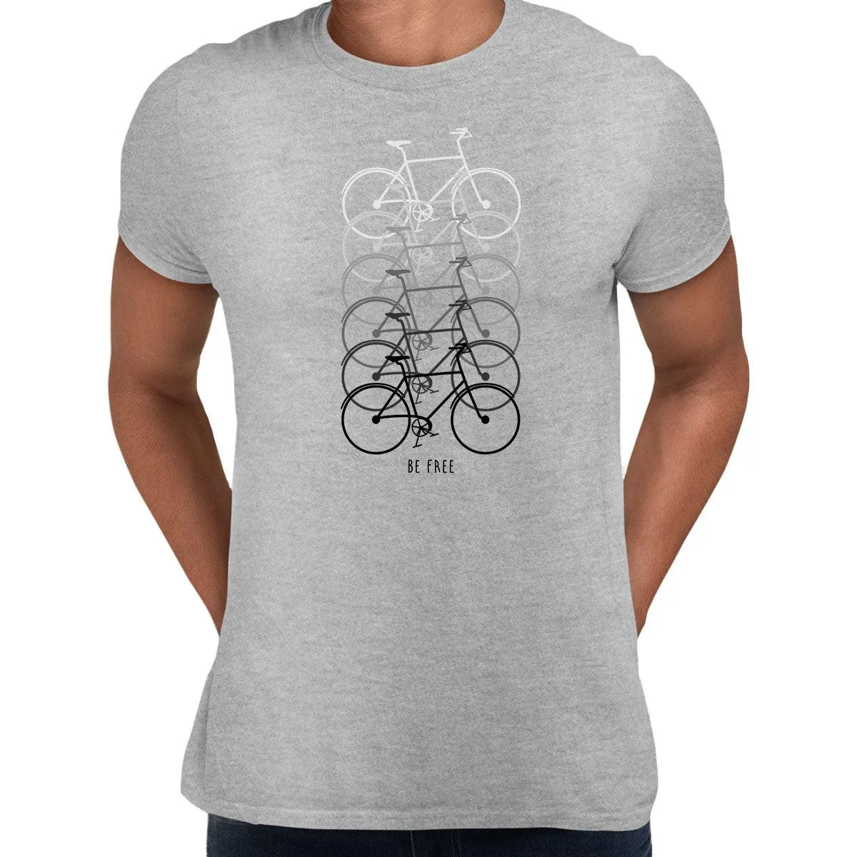 Cycling T-Shirt Evolution Gradient Mens Funny Cyclist Bike Bicycle Racer Road Unisex T-Shirt