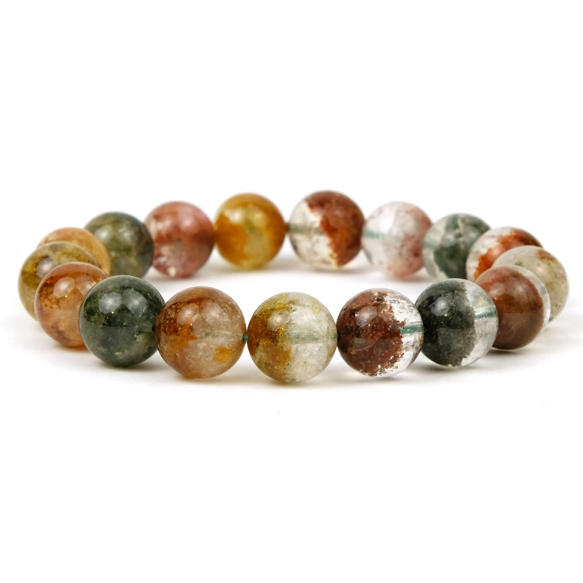 Garden Quartz Stretch Bracelet 11-12mm