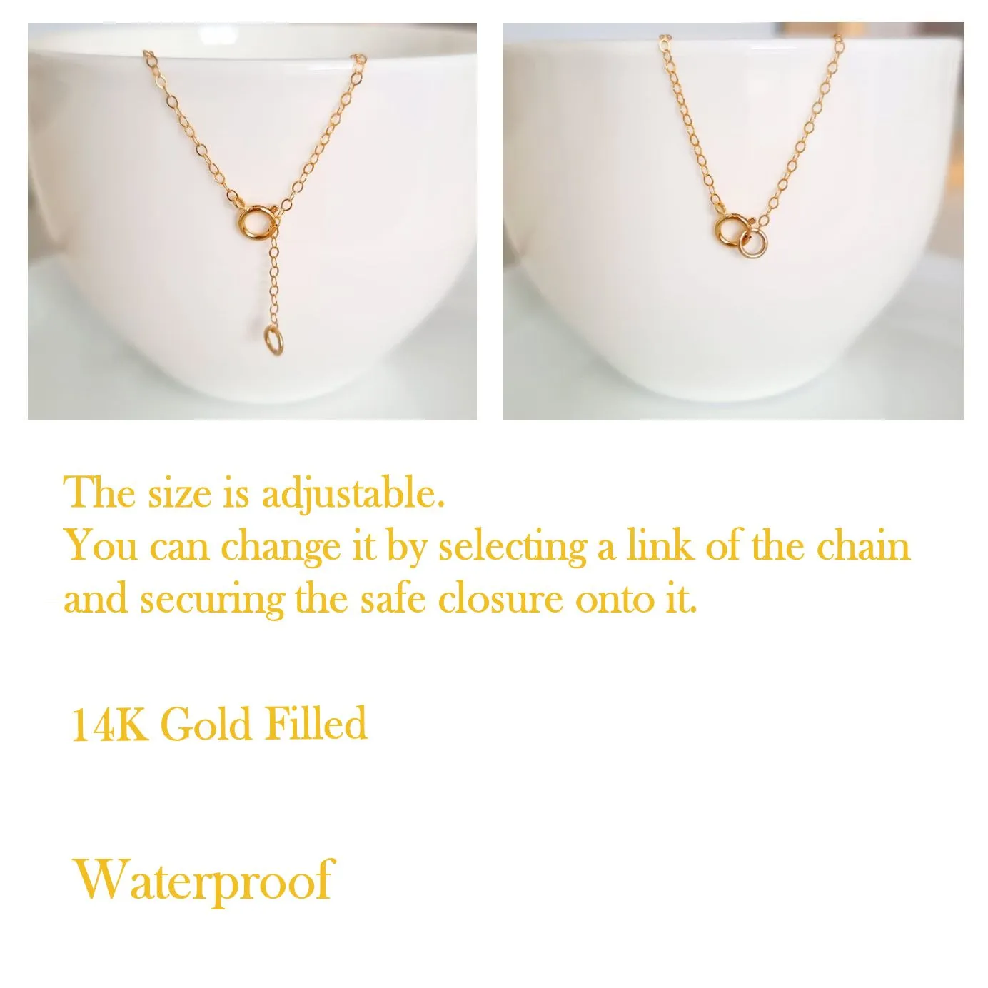 Gold Paw Charm Necklace