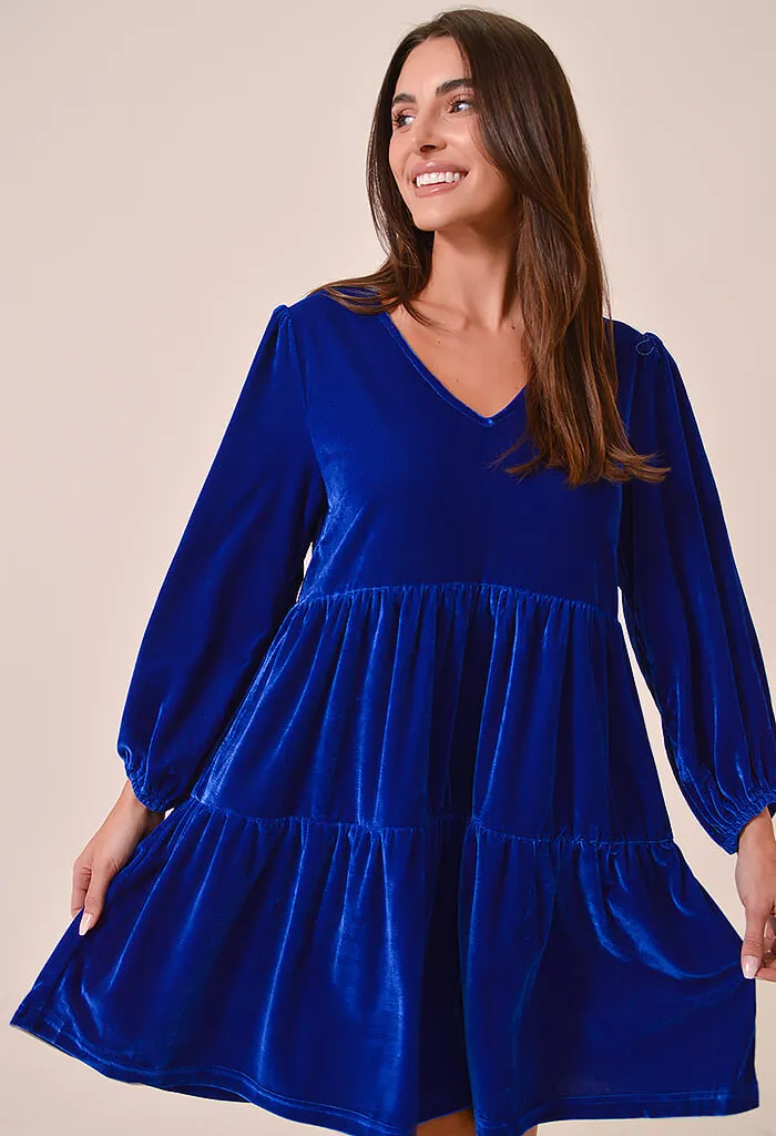 Holly Dress-Cobalt