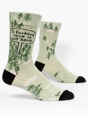 I Love It Out Here Men's Socks by Blue Q