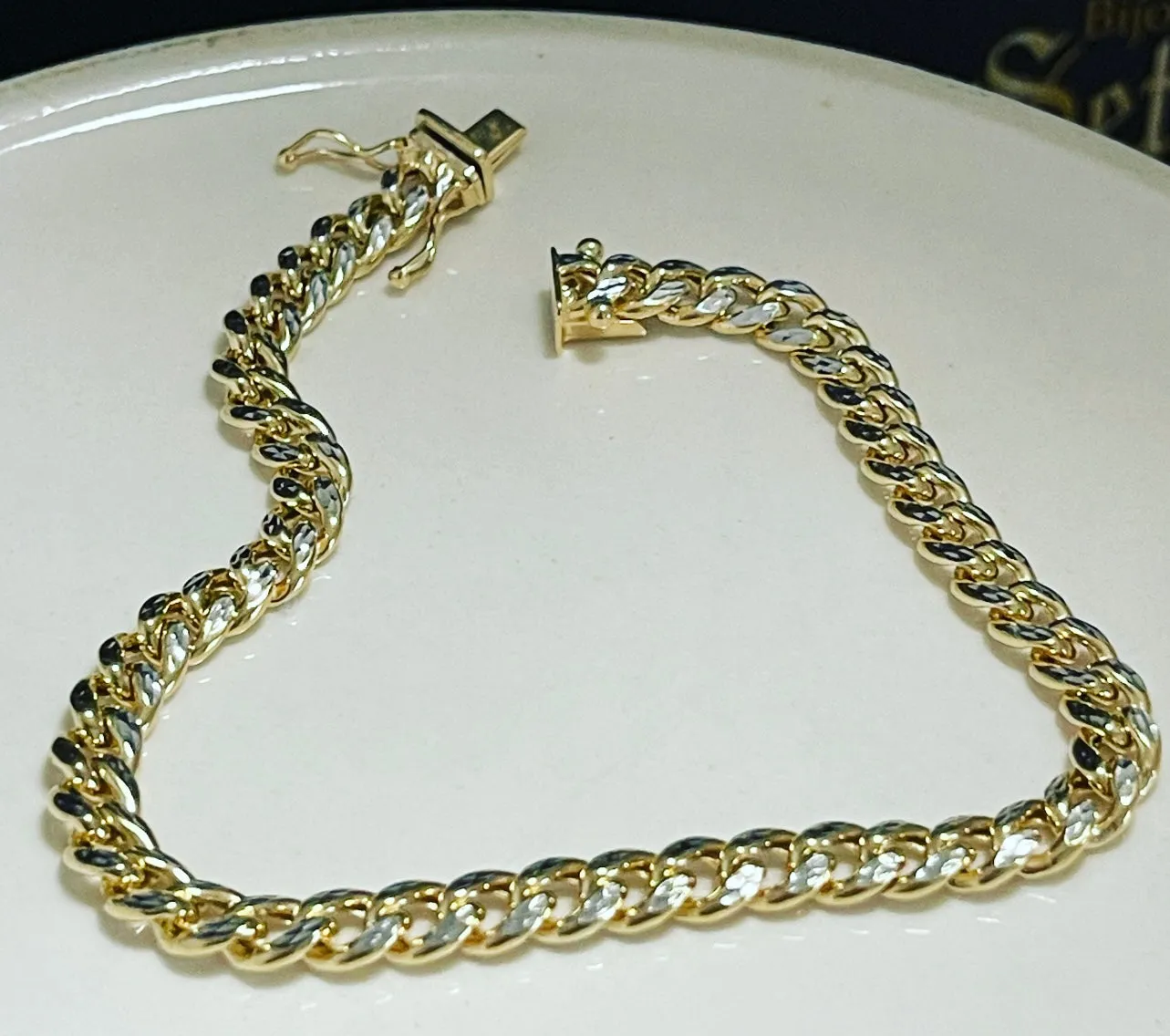 Jeremy DC Cuban link bracelet MB123