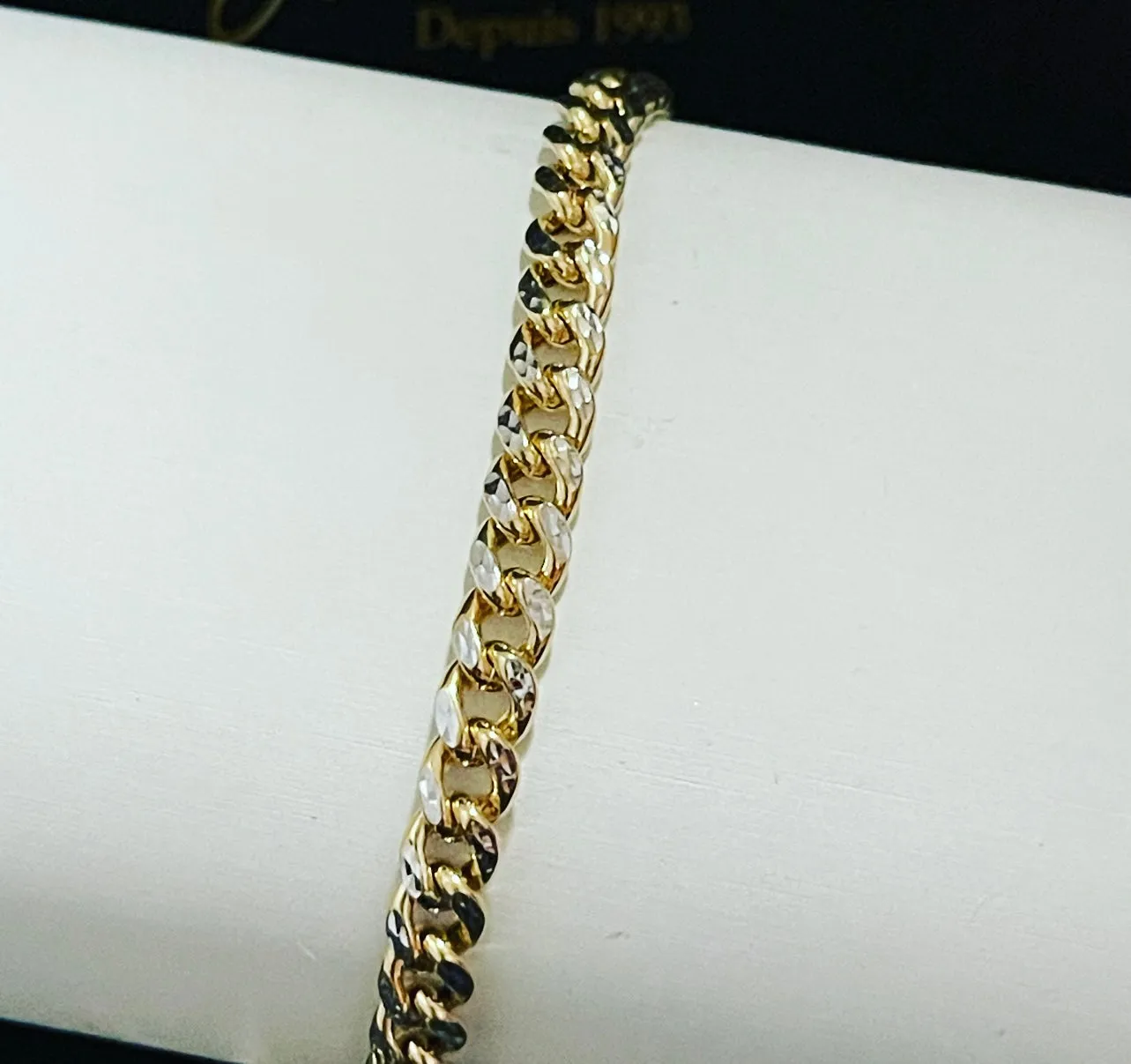 Jeremy DC Cuban link bracelet MB123