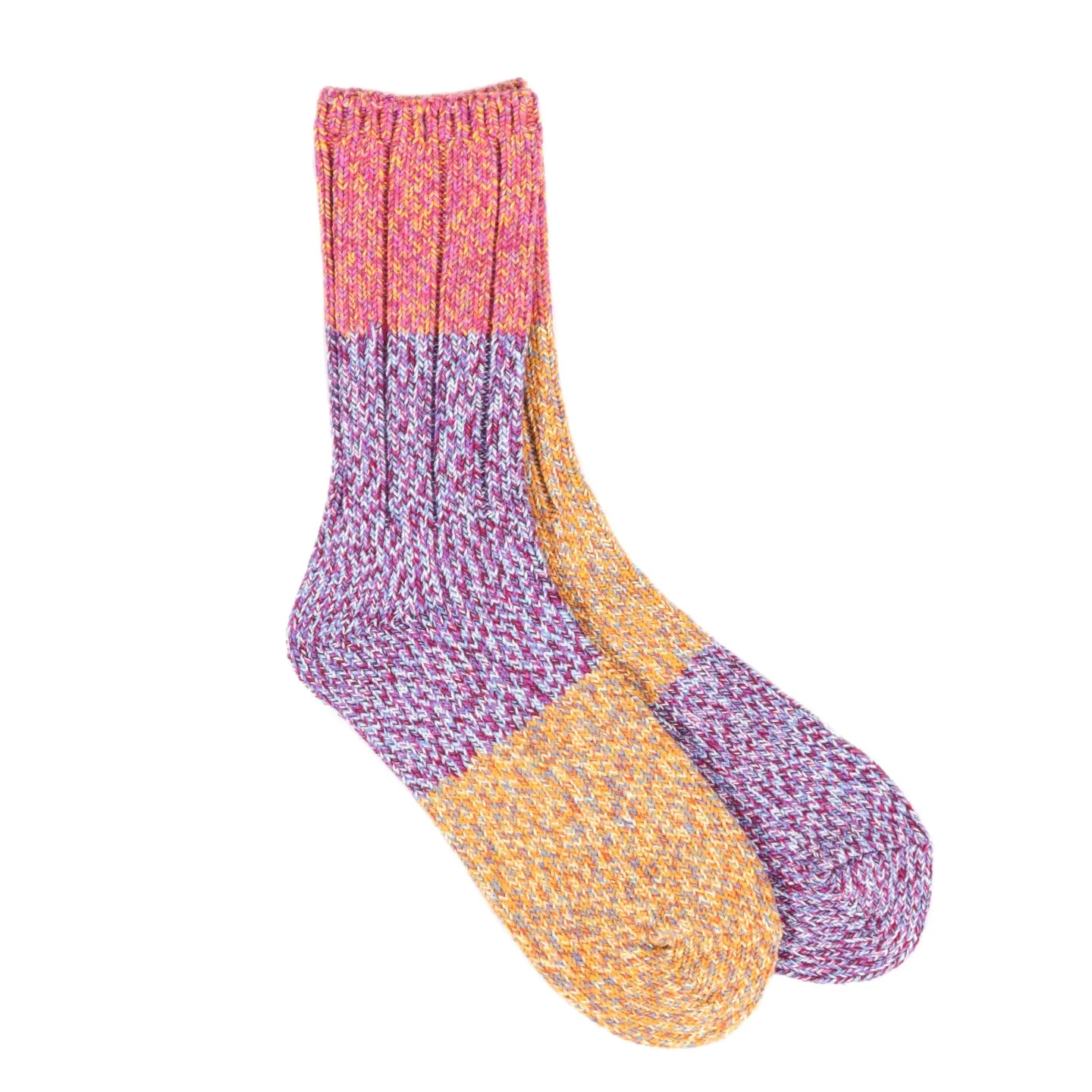 KAPITAL 56 YARNS ASYMMETRY GOGH GRANDRELLE YARN SOCKS PINK