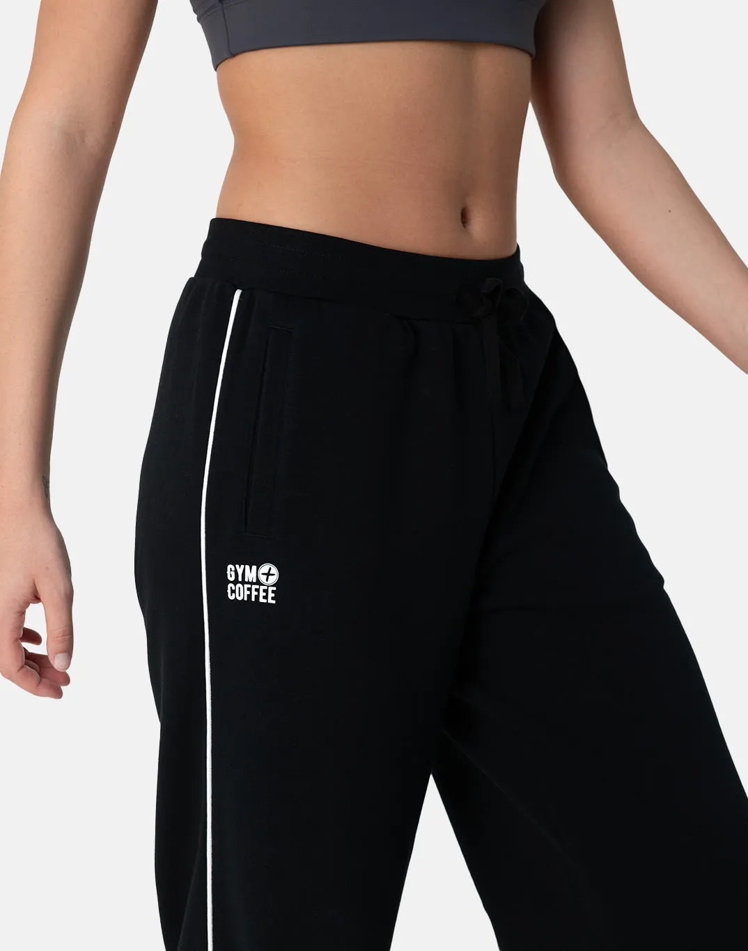 Kin Snap Joggers in Black