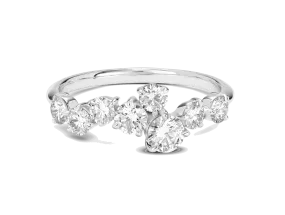 Lab-Grown Diamond 1ct. tw. Round Brilliant Constellation Ring | White