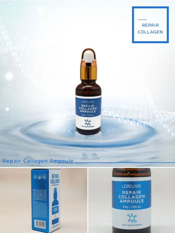 LEBELAGE Repair Collagen Ampoule 30g Sensitive Skincare Moisture Soothing Anti Wrinkles