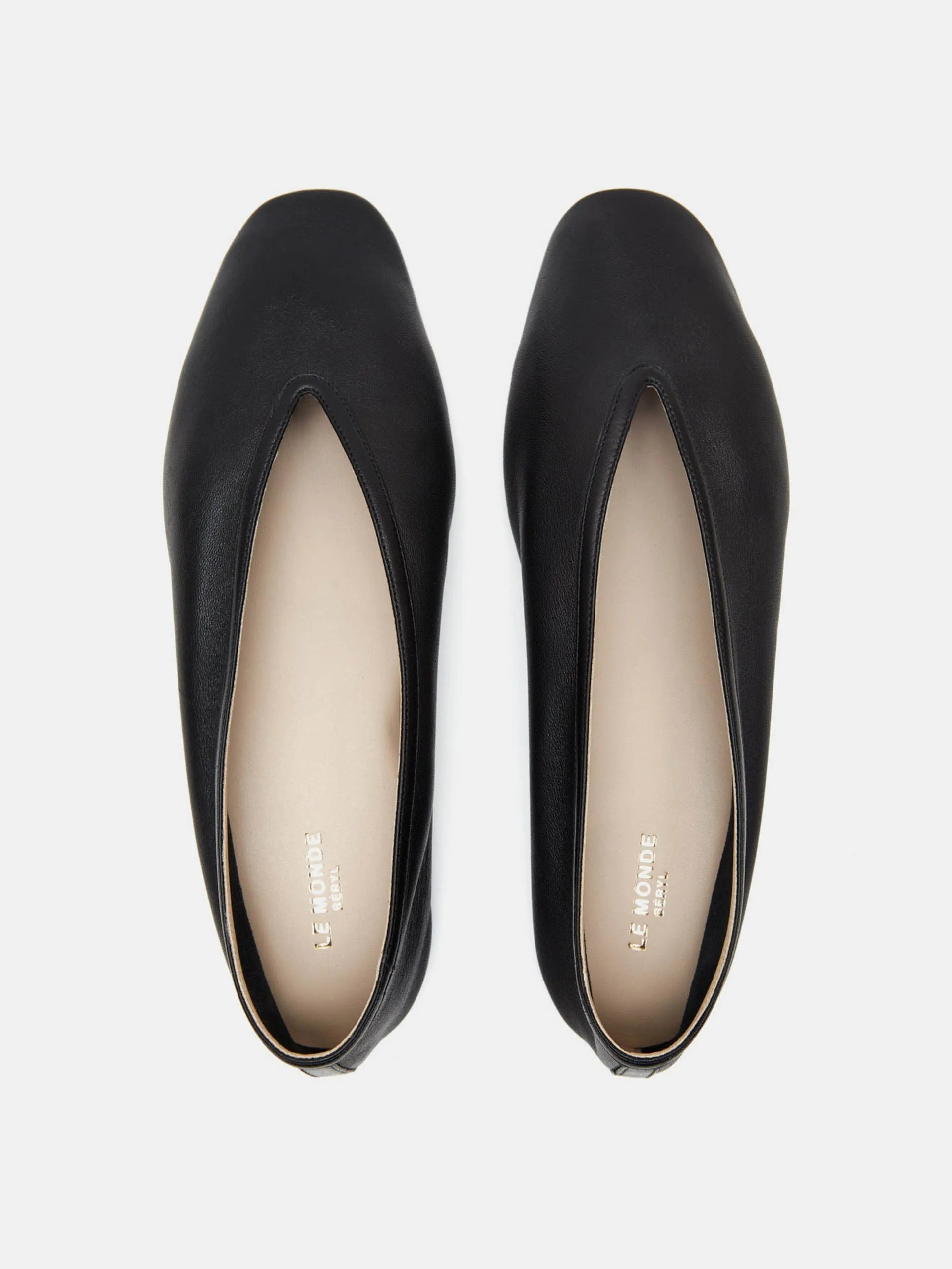 Luna Slipper - Black Leather