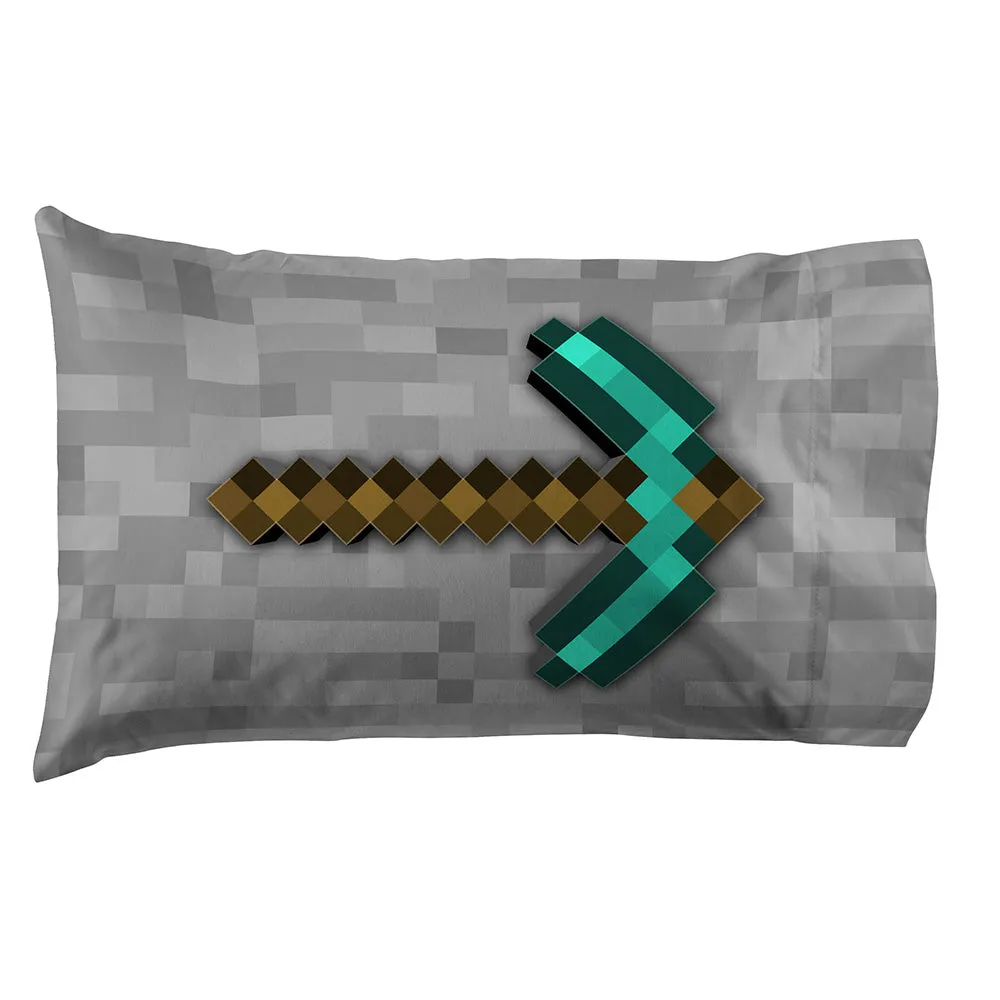 Minecraft Diamond Life 1 Pack Pillowcase