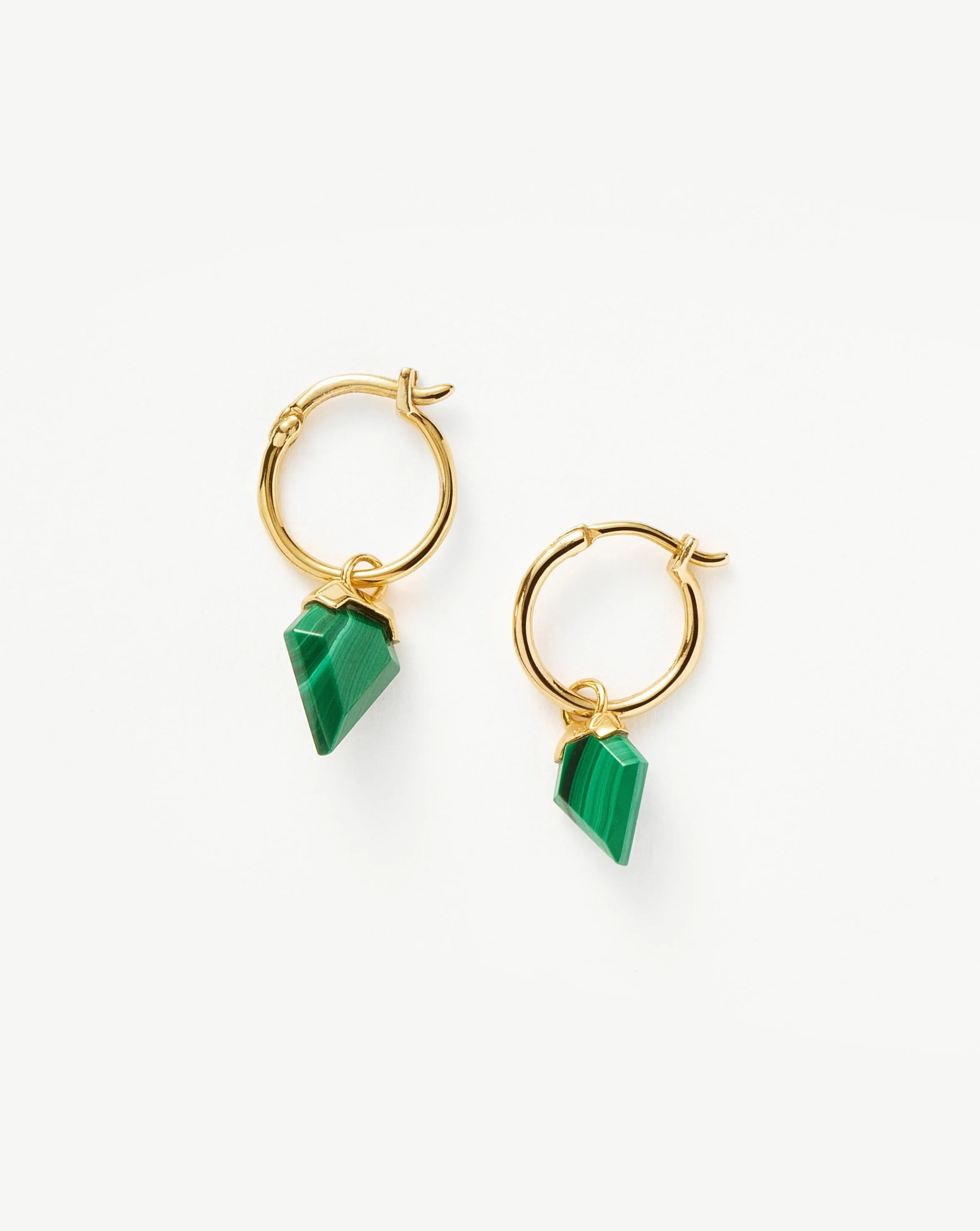 Mini Shield Hoop Earrings