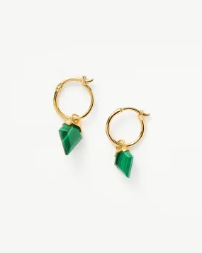 Mini Shield Hoop Earrings