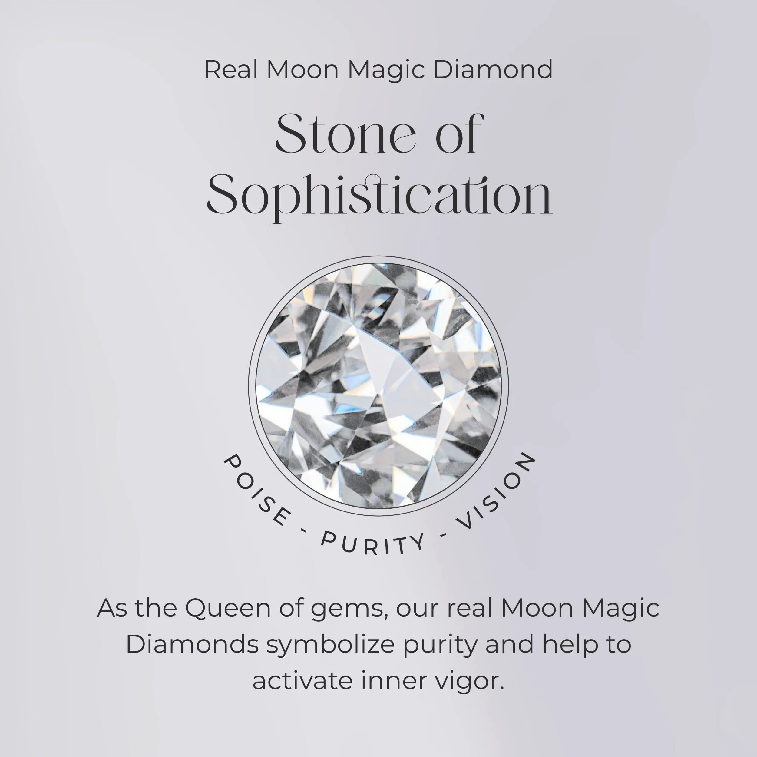 Moonstone Diamond Ring - Brilliance