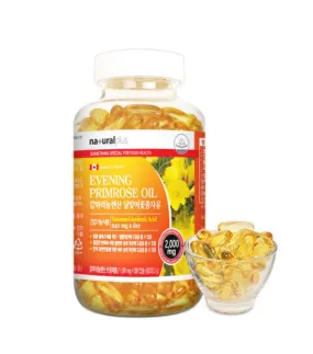 Natural Plus Evening Primrose Oils 300 Capsules Health Supplements Cholesterol Climacteric Women