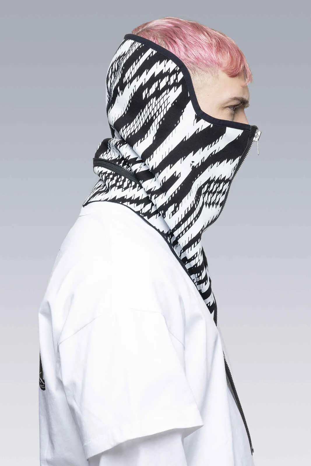 NG4-PS Powerstretch Zip Neck Gaiter Zebra